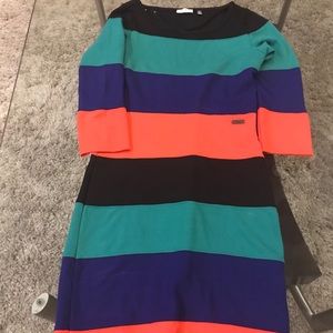 Gorgeous colors dress midi